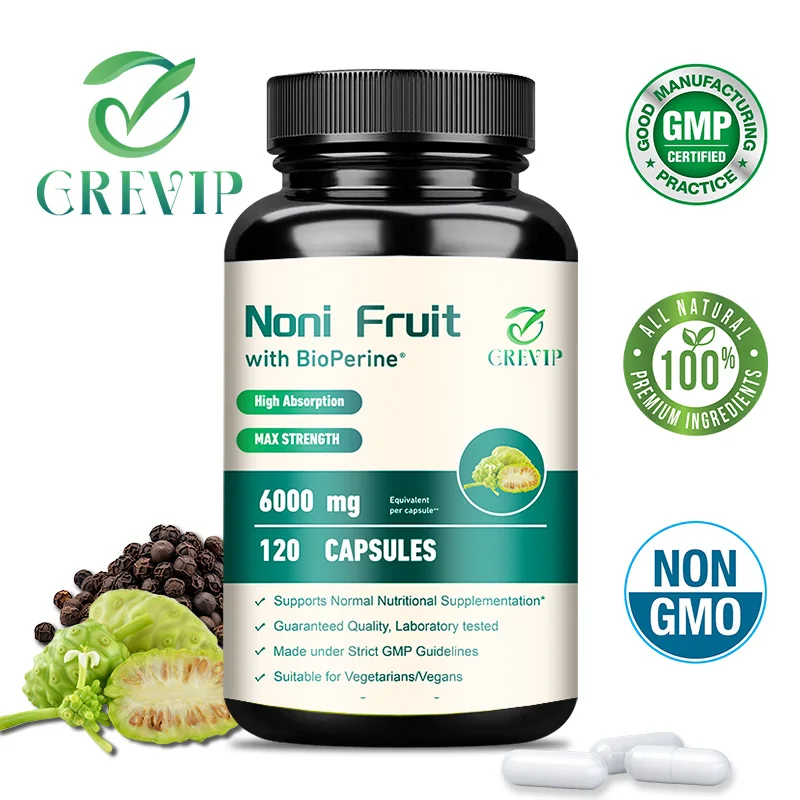 Noni Fruit Capsules - Antioxidant Boosts Immune System Energy Booster