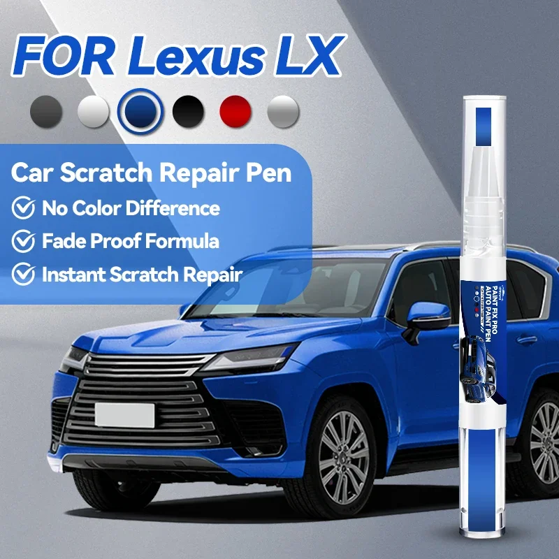 

Горячая новинка 2026: Автоаксессуары для Lexus LX – Карандаш для ремонта лакокрасочного покрытия, средство для удаления царапин, DIY, серый 1K2, белый 082 083