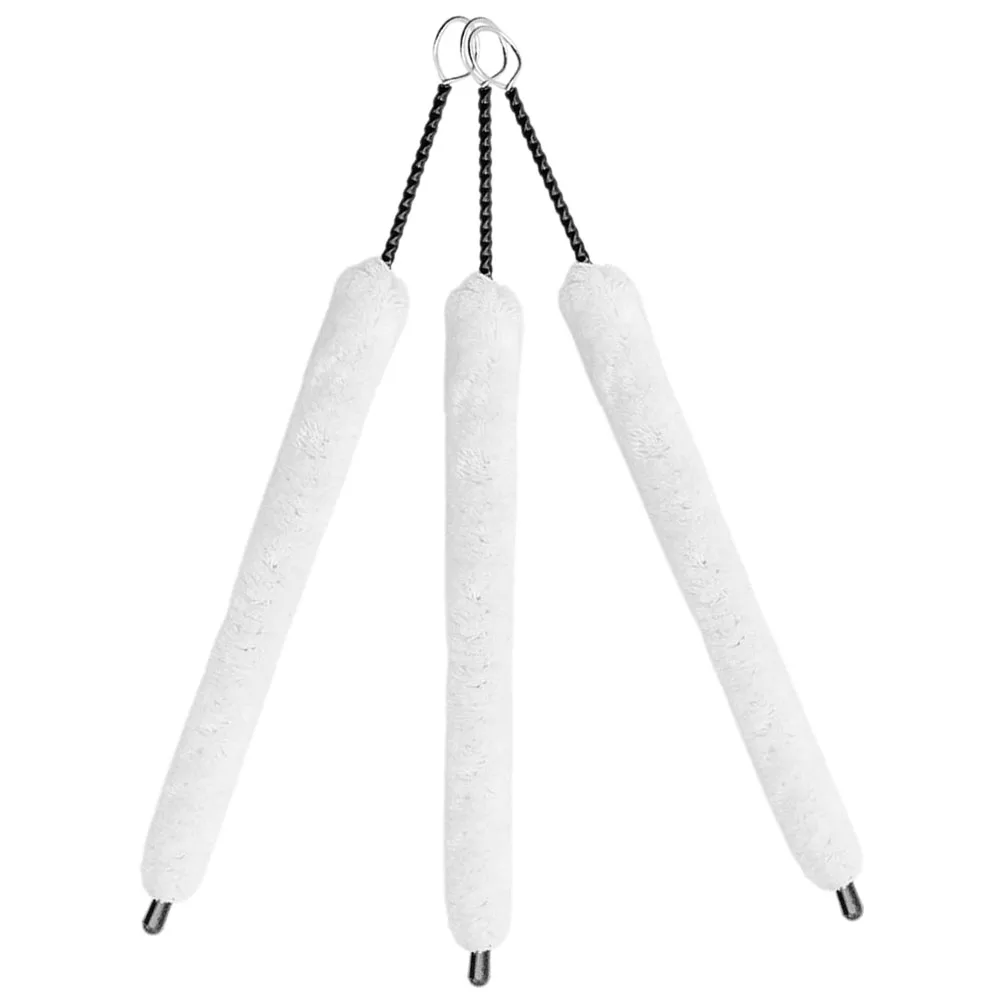 

3 Pcs Piccolo Cleaning Brush Flute Inside Tool Cotton Material Washable Mouthpiece Clarinet Maintenance Alto Cleaner Flute