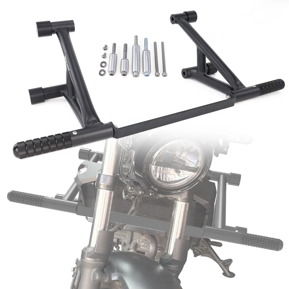 

Front Engine Guard Fit For Kawasaki Eliminator 500 450 2024-2025 Motorcycle Highway Peg Crash Bars Crash Cage Engine Guards