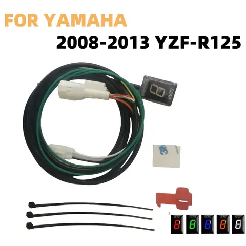 Yamaha yzf-r125 YZF R125 2008-2013 R15 2008-2018 기어 디스플레이 용 기어 표시기 Yamaha yzf-r125 YZF R125 2008-2013 R15 2008-2018 기어 디스플레이 용 기어 표시기