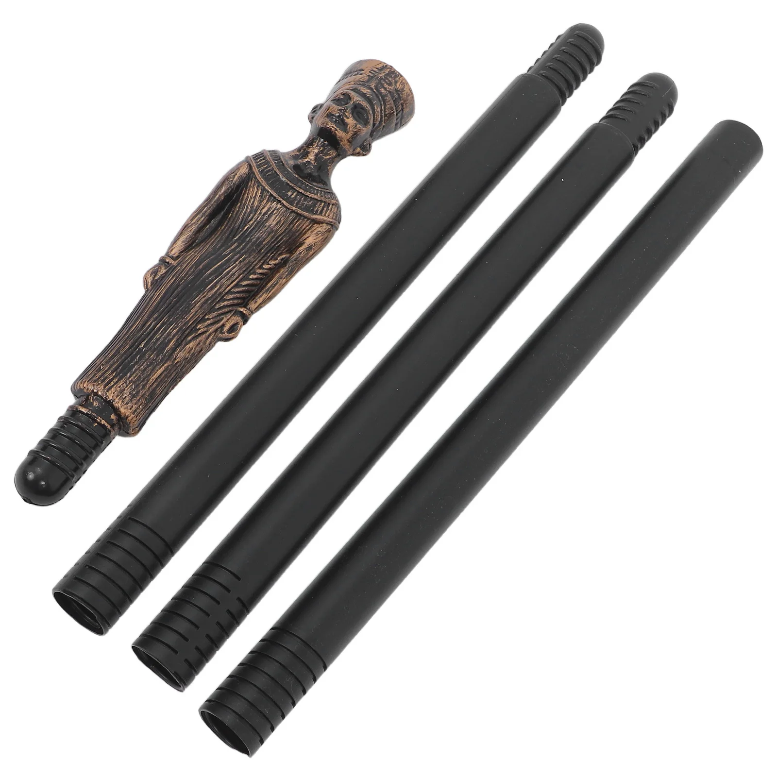 

Halloween Pretend Play Staff Plastic Cane Cosplay Sanxingdui Dress Up Walking Stick Costume Themed Parties Wizard Scepter