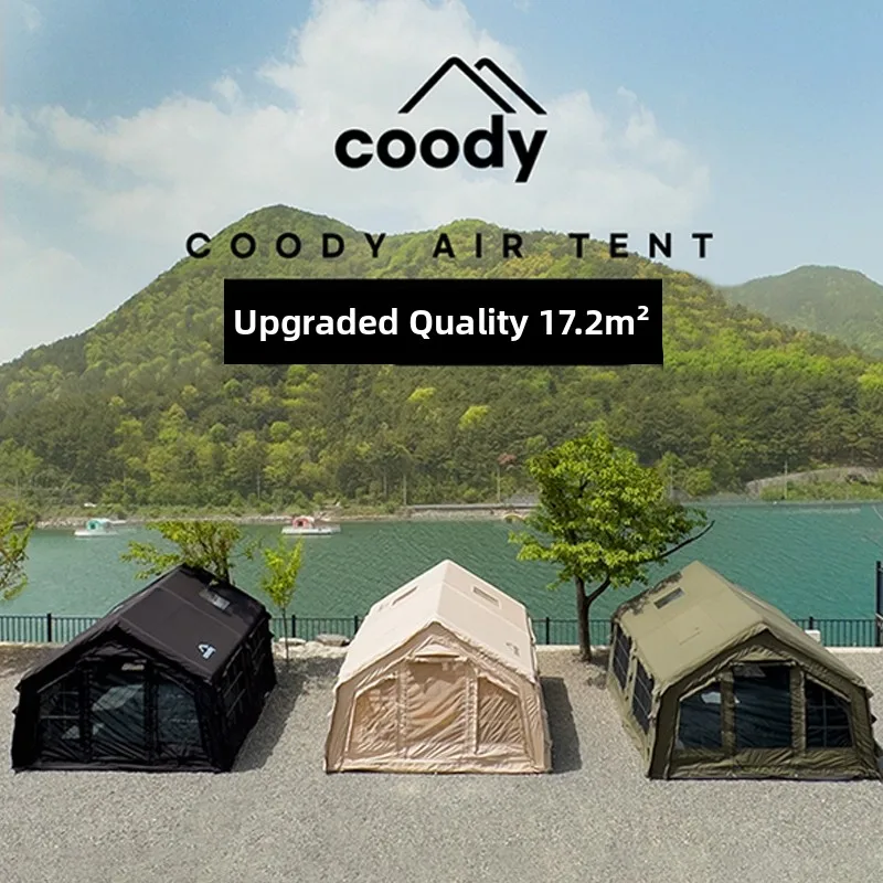 

Надувная палатка-тент Coody72: дышащая, с защитой от солнца, для ночевки, два в одном ㎡ Уличная военная палатка Xin