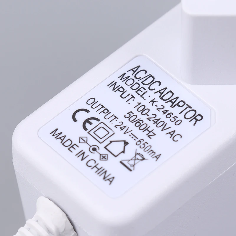 

EU Plug 24V 650mA Power Adapter for Aromatherapy Humidifier, Universal Voltage