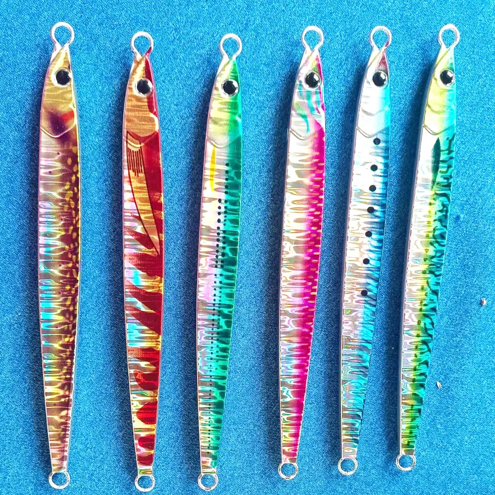 UV Jig 3D Vertical – Señuelo metálico de hundimiento rápido para pesca - imagen 2