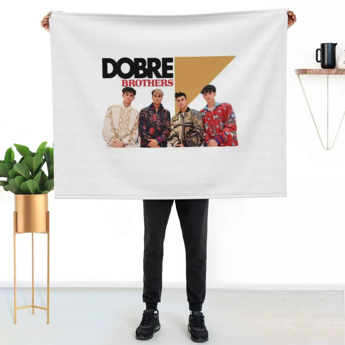 

Dobre Brothers Throw Blanket Air Conditioner Soft Blanket for Office Home