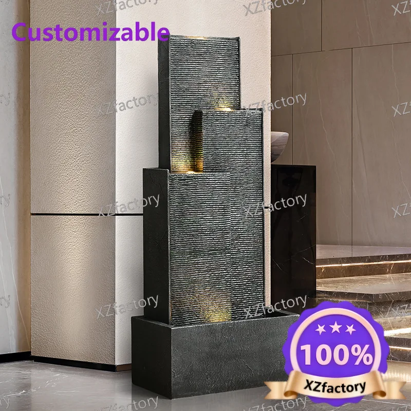 Factory Direct 2026 Top Rated Modern Simple Water Wall Waterfall Fountain