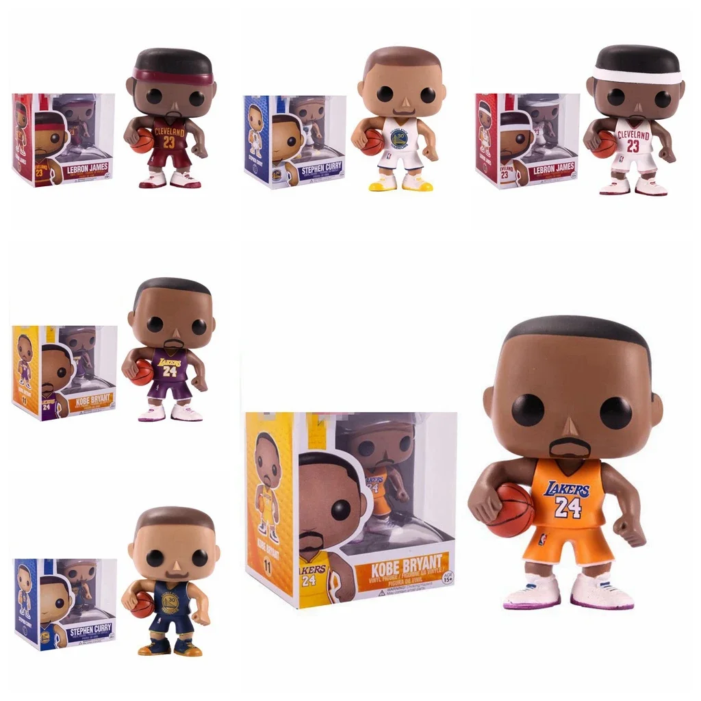 FUNKO баскетбольная звезда оранжевый фиолетовый Kobe 11 # Джеймс Карри экшн-фигурка Коллекционная модель игрушка для фанатов детские подарки