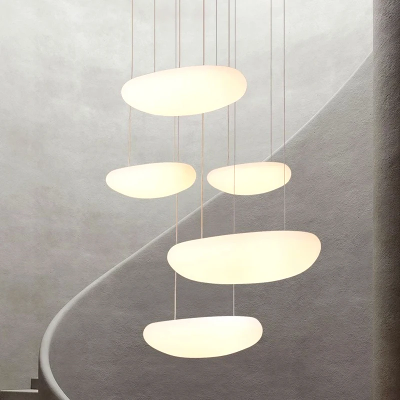 Imagem -03 - Modern Led Pendant Lights Lâmpada do Teto Stair Hanging Light Iluminação Interior Lustres para Sala de Estar