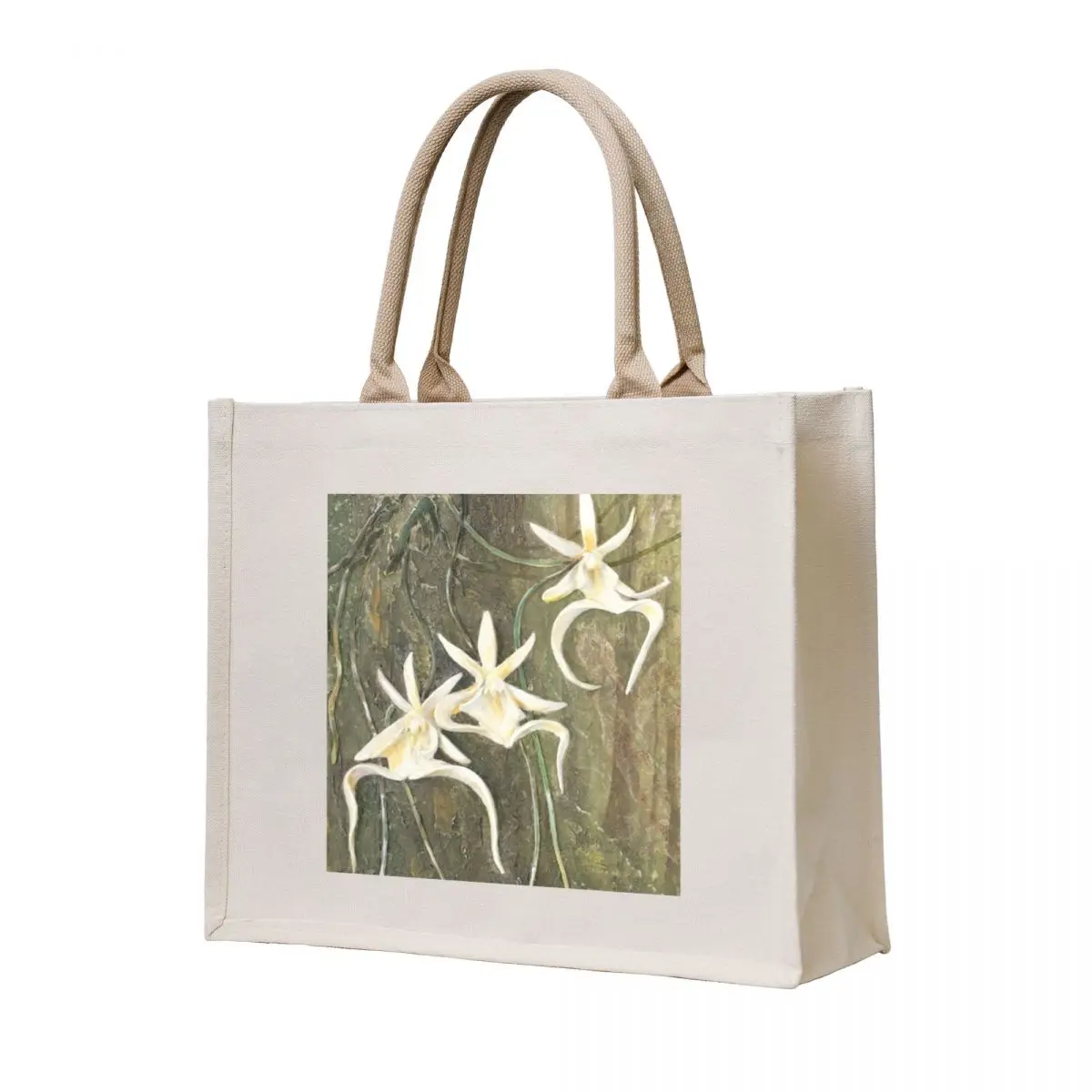 

Ghost Orchids Tote Bag custom tote bag Big bag Gift shopper women canvas