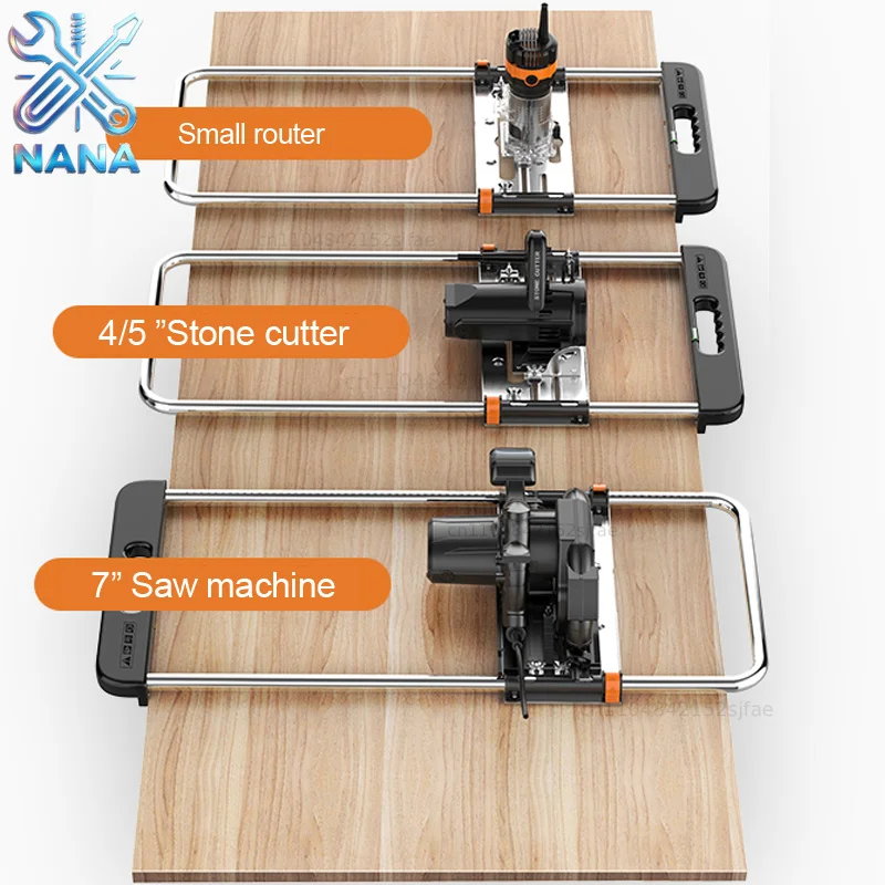 4/5/7 inch For Electricity Circular Saw Trimmer Machine Edge Guide Positioning Cutting board tool Router Circle Milling Groove