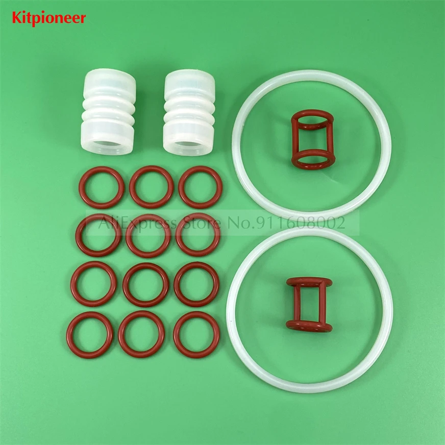 1 Bag 18 Backup Rings Silicone Circle Sealing Gaskets Combo New Parts Of BQL825 Soft Ice Cream Machines Accessories