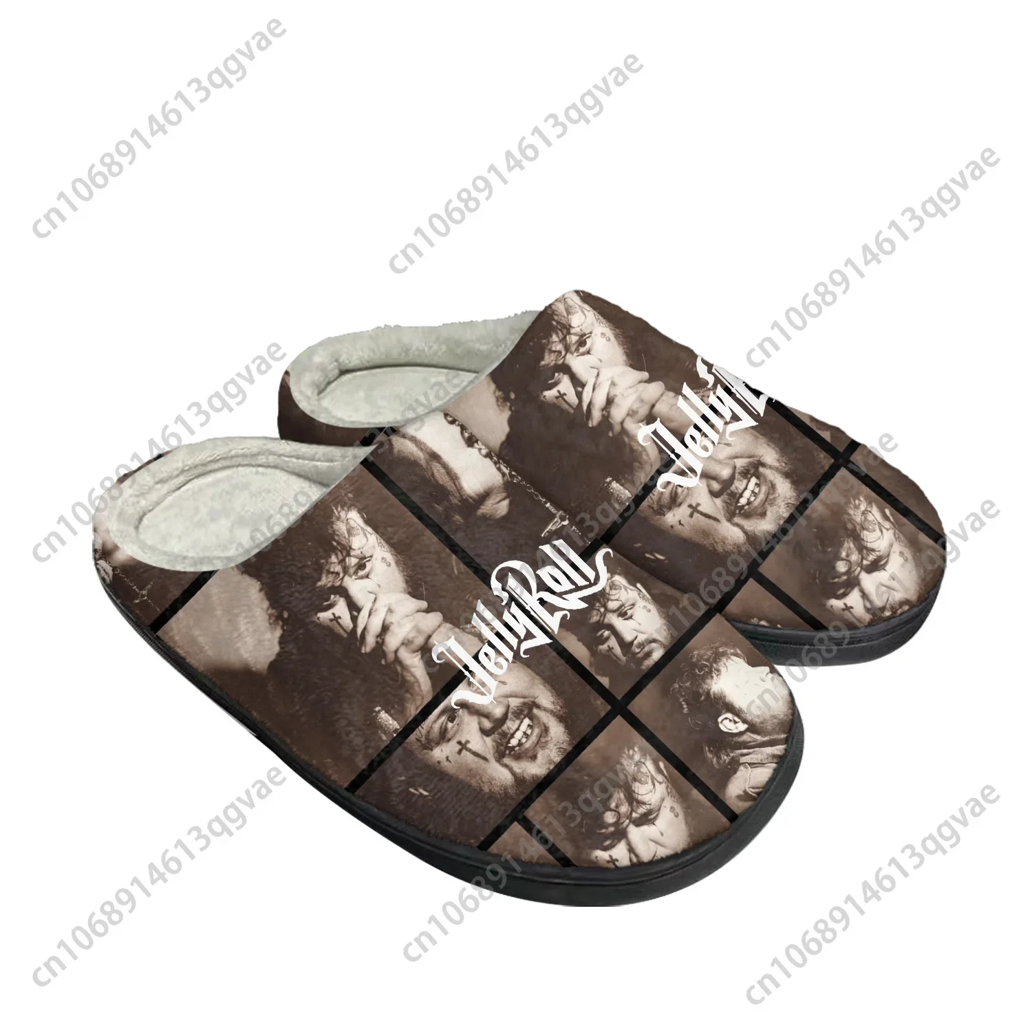 Jelly Singer Roll Music Reaper7man Home Cotton Slippers Mens Womens Teenager Plush Bedroom Keep Warm Shoes Custom Made Slipper