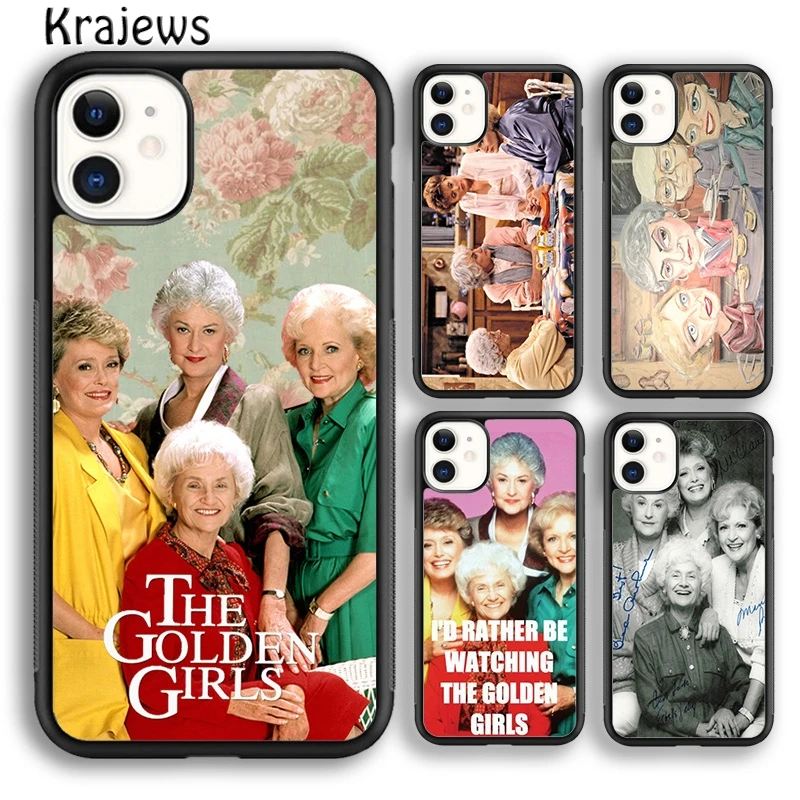 Krajews Amazing The Golden Girl Phone Case Cover For iPhone 16 15 SE2020 14 6 7 8 plus 11 12 13 pro max Plus coque Fundas