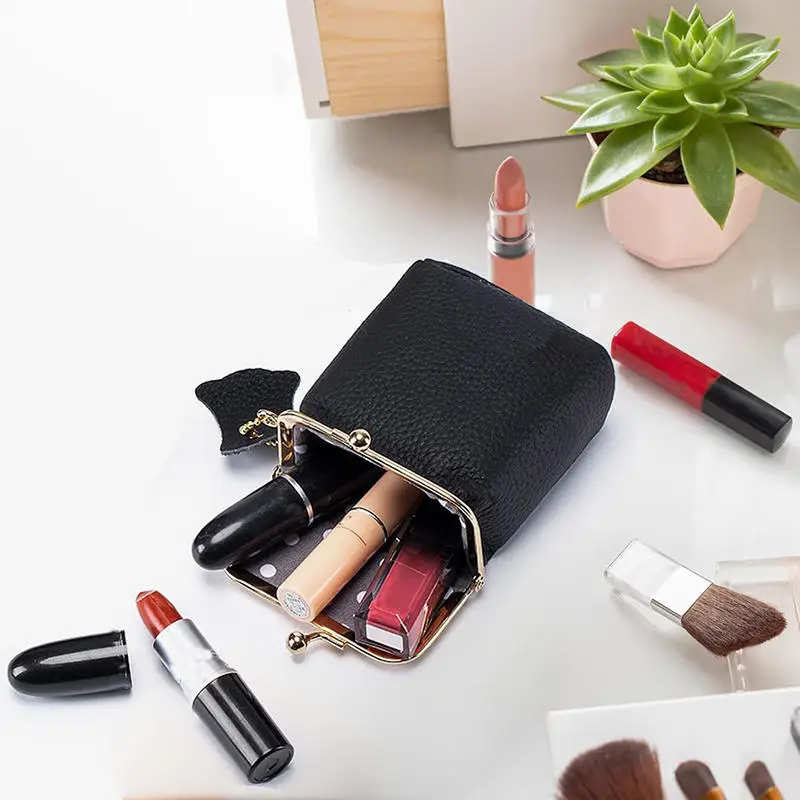 

Women Small Cosmetic Bag Hasp Cute Makeup Pouch Lipstick Organizer Case Lady Travel Keys Box Mini Coin Purse
