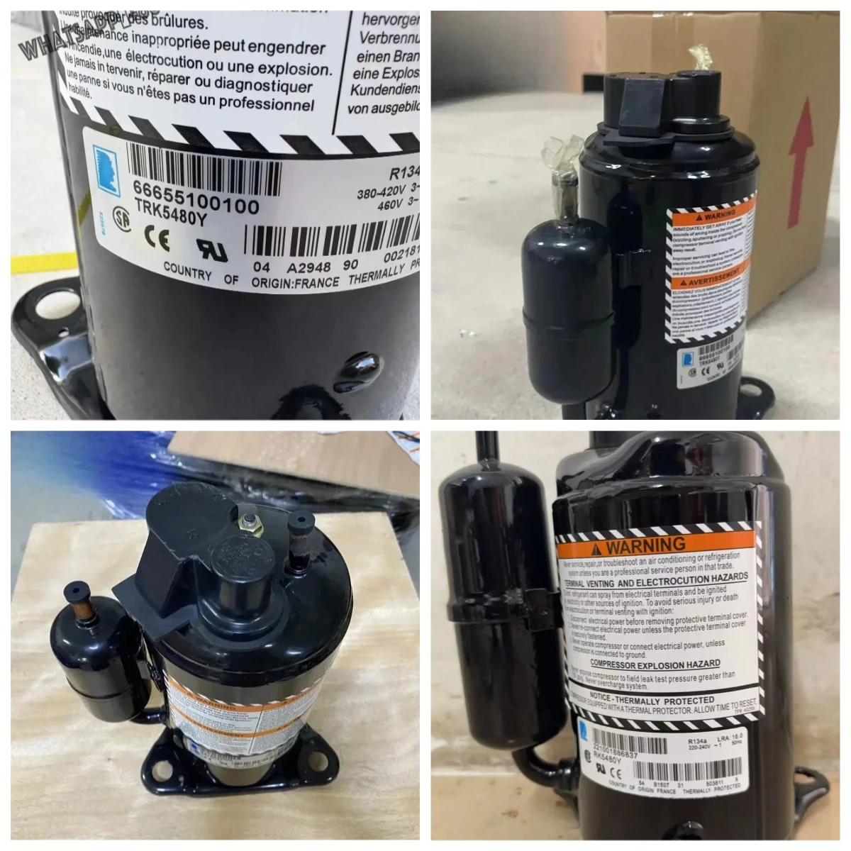 Hot Sale Tecumseh RK series TRK5480Y RK5480Y rotary compressor for air conditioning RK5480 TRK5512Y TRK5512 TRK5480 TRK5450Y