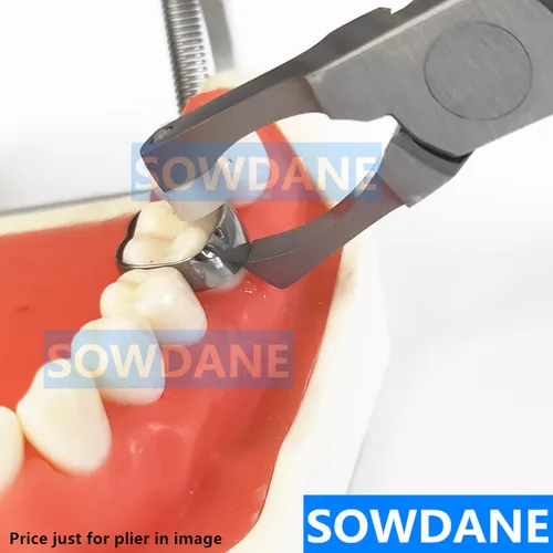 Imagen 2 del producto Alicates para quitar banda de ortodoncia Dental, soporte para quitar alicates, instrumento de eliminación de ortodoncia Dental, cabeza larga de acero inoxidable