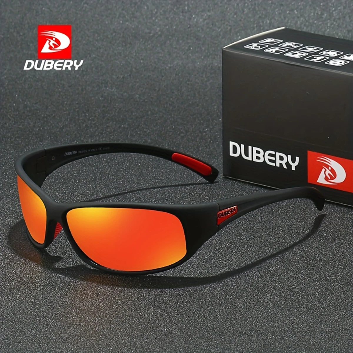 DUBERY Polarized UV400 Protection Sunglasses For Men And Women 8 Colors Model 258