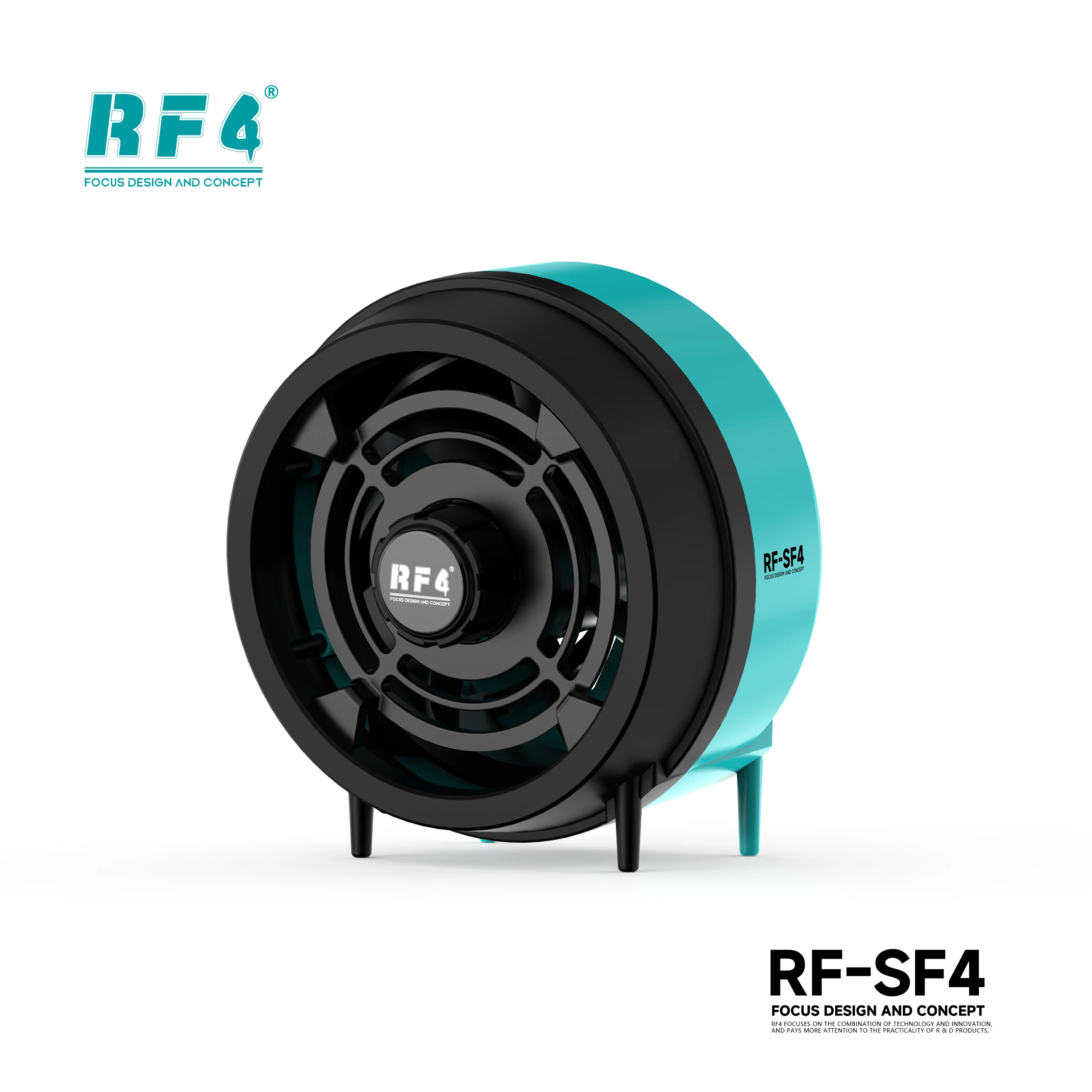 RF4 RF-SF4 Directional Solder Smoke Exhaust Fan 8 Degree Tilt for Phone Tablet IC Chip PCB Motherboard Welding Repair Workbench