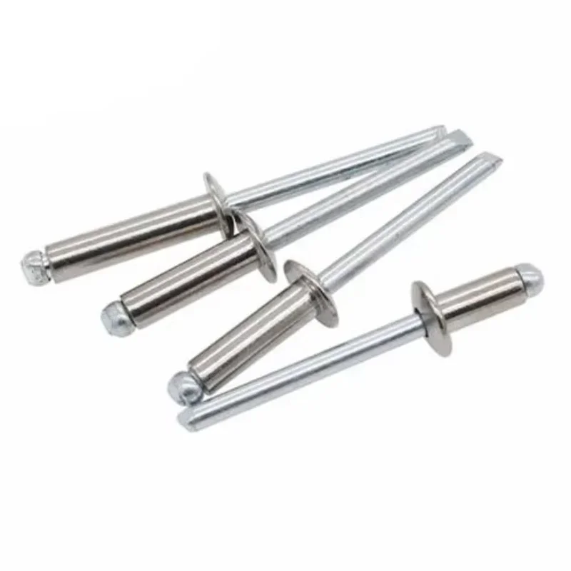 M3.2 M4 M5 304 Stainless Steel Round Head Blind Rivets Bolt Dripline Self Sealing Rivets Decorative Nails