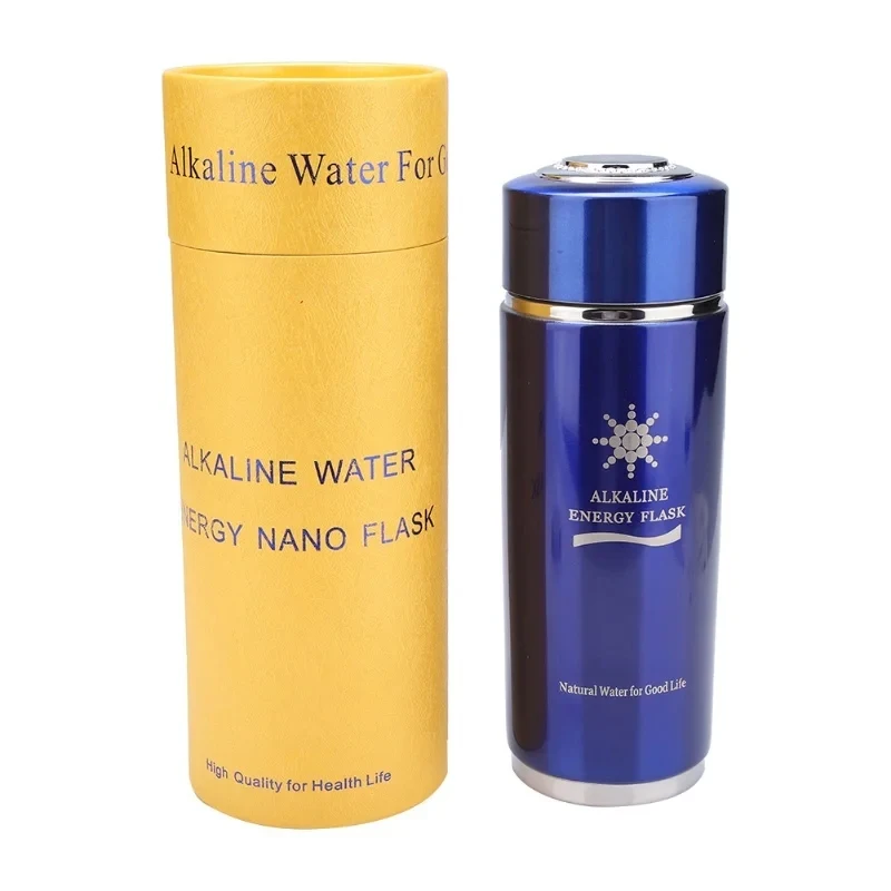 Alkaline water bottle 400Milliliter Nano Energy Bottle Stainless steel alkaline cup Portable Nano-Balanced Bio-Energy Generator