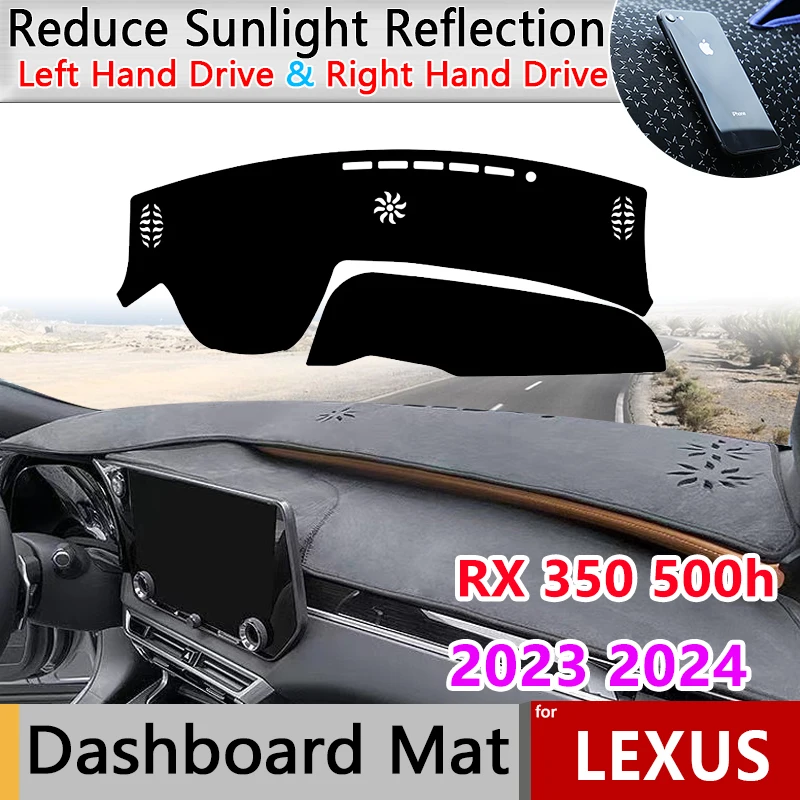 Dashboard Cover for Lexus RX 350 500h ALA10 ALH10 2023 2024 Dash Board Mat Carpet Dashmat Pad Sunshade Cushion Liner Accessories