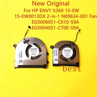 New Original laptop cooling fan for HP Envy x360 15-ew 15-ew0013dx 2-in-1 N09634-001 fan eg500 60s1-c610-s9a EG50040S1-CT00-S9A