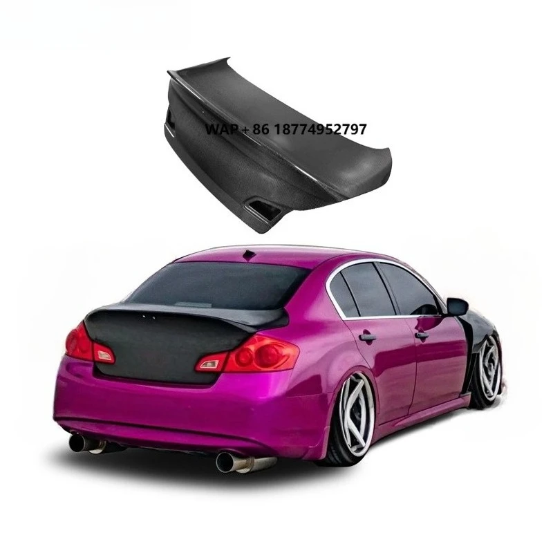 

G37 Carbon Fiber Trunk Cover G37 Four-Door Edition Carbon Fiber Trunk Lid Spoiler