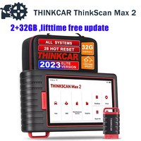 New THINKCAR ThinkScan Max 2 Full system Car Diagnostic Tool MAX2 OBD2 Scanner Free Lifetime Update ECU Coding PK ThinkTool Mini