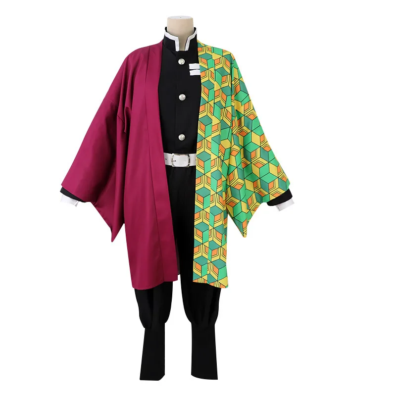 Anime Demon Slayers Cosplay Costume pour hommes, Kimetsu No Yaiba, Tomioka Giyuu, uniforme Kimono Halloween, vêtements de fête de Noël