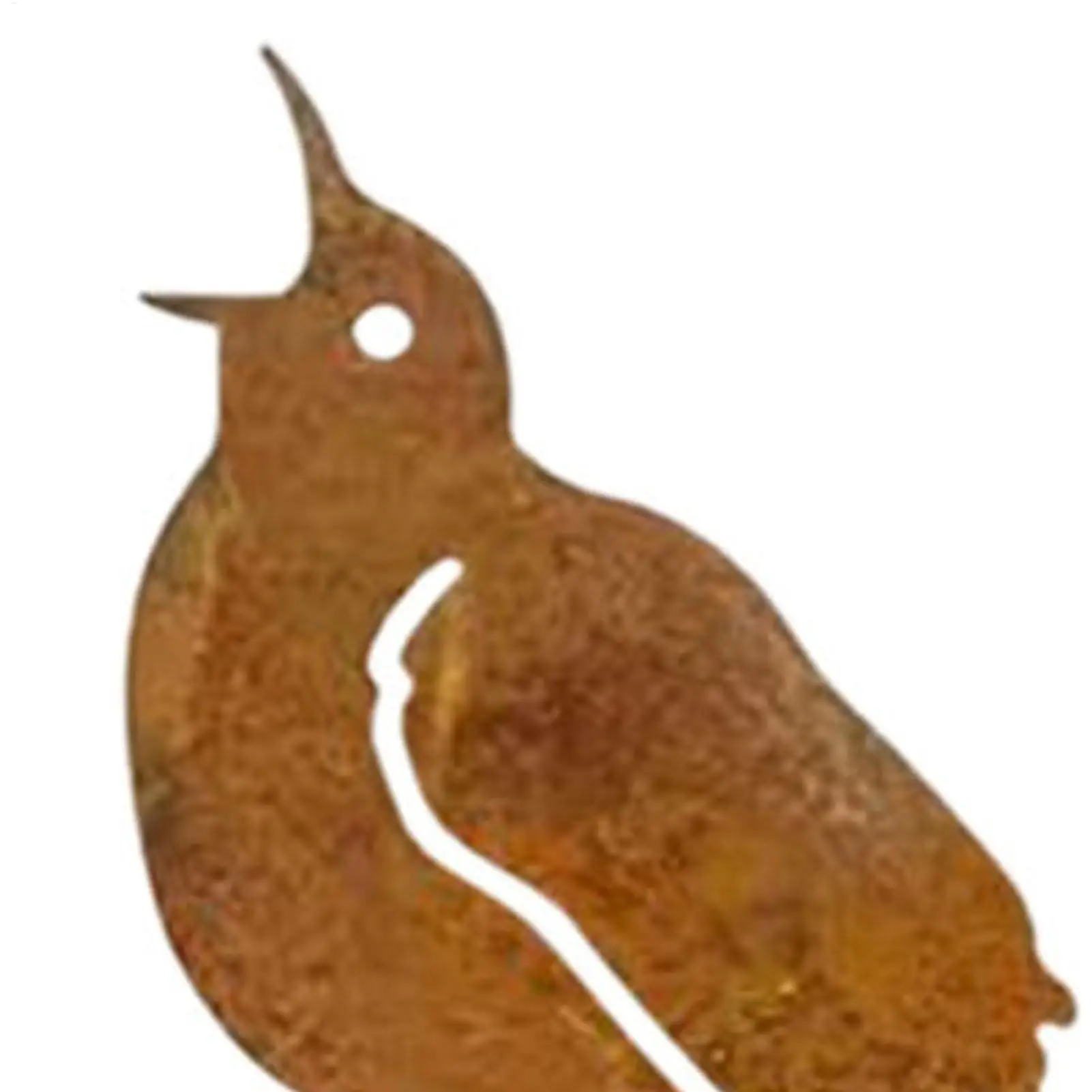 Outdoor Bird Decor 5 Pieces Rustic Rusty Decor Metal Bird Garden Statue For Spring Yard Lawn Garden Patio Porch Fence
