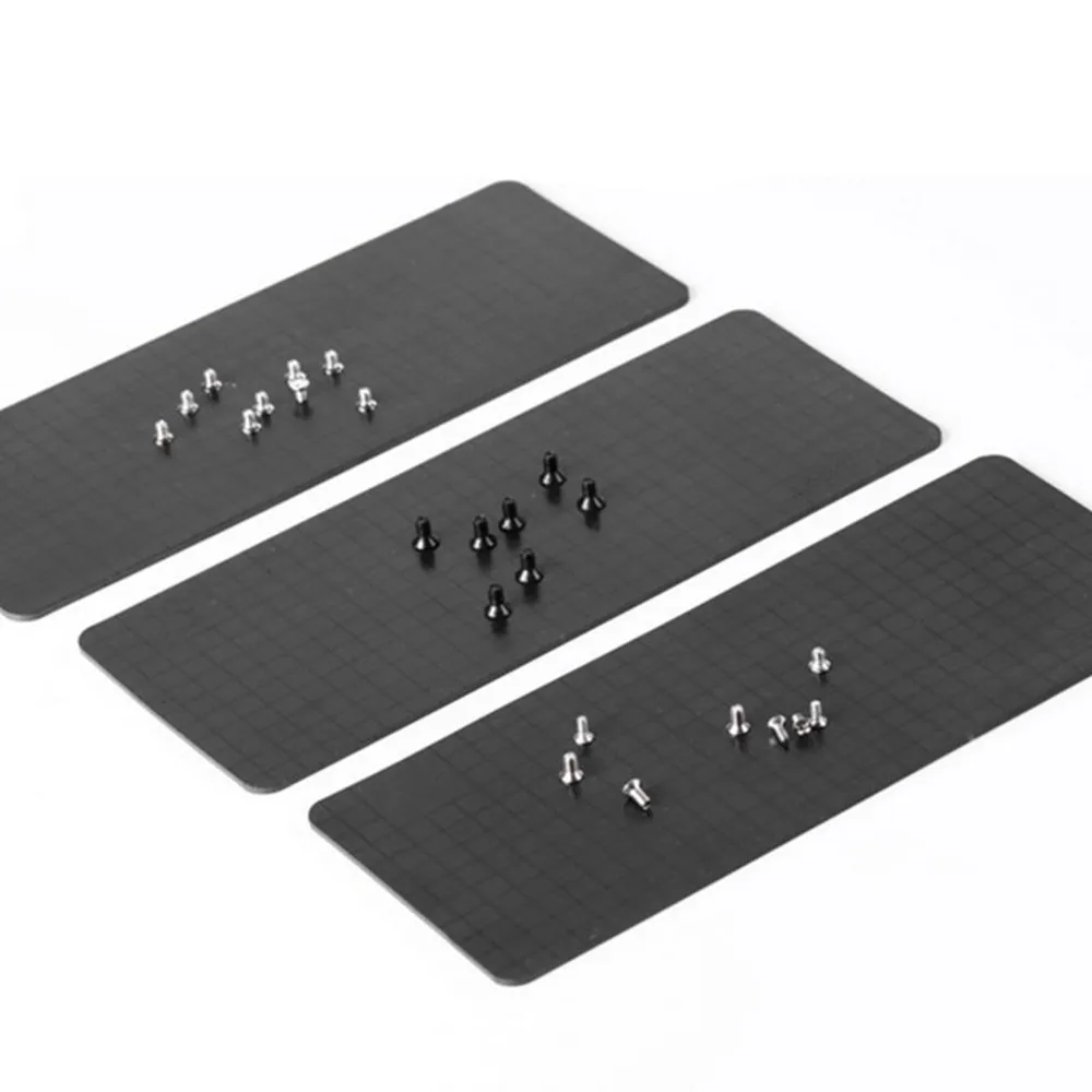 Double-Sided Magnetic Screwpad Screw Postion Memory Plate Mat with Grid & Part Markings for Repair DIY Electronics Assembly