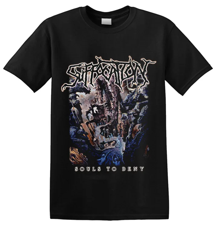 SUFFOCATION - 'Souls To Deny' T-Shirt  Tees High Quality 100%Cotton Short Sleeve