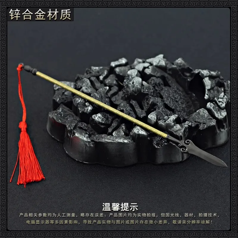 1/6 22CM Soldier Miniature Cold Weapons Wu Yunzhao Zhangba Liang Silver Snake Spear Model Fit 12'' Action Figure In Stock