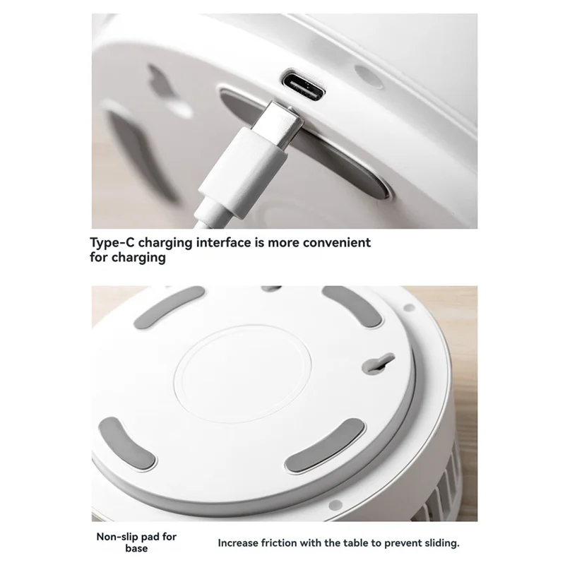 Portable Versatile 4-Season Fan With Flexible Wireless Folding Wall Hanging Year-Round Comfort A62X