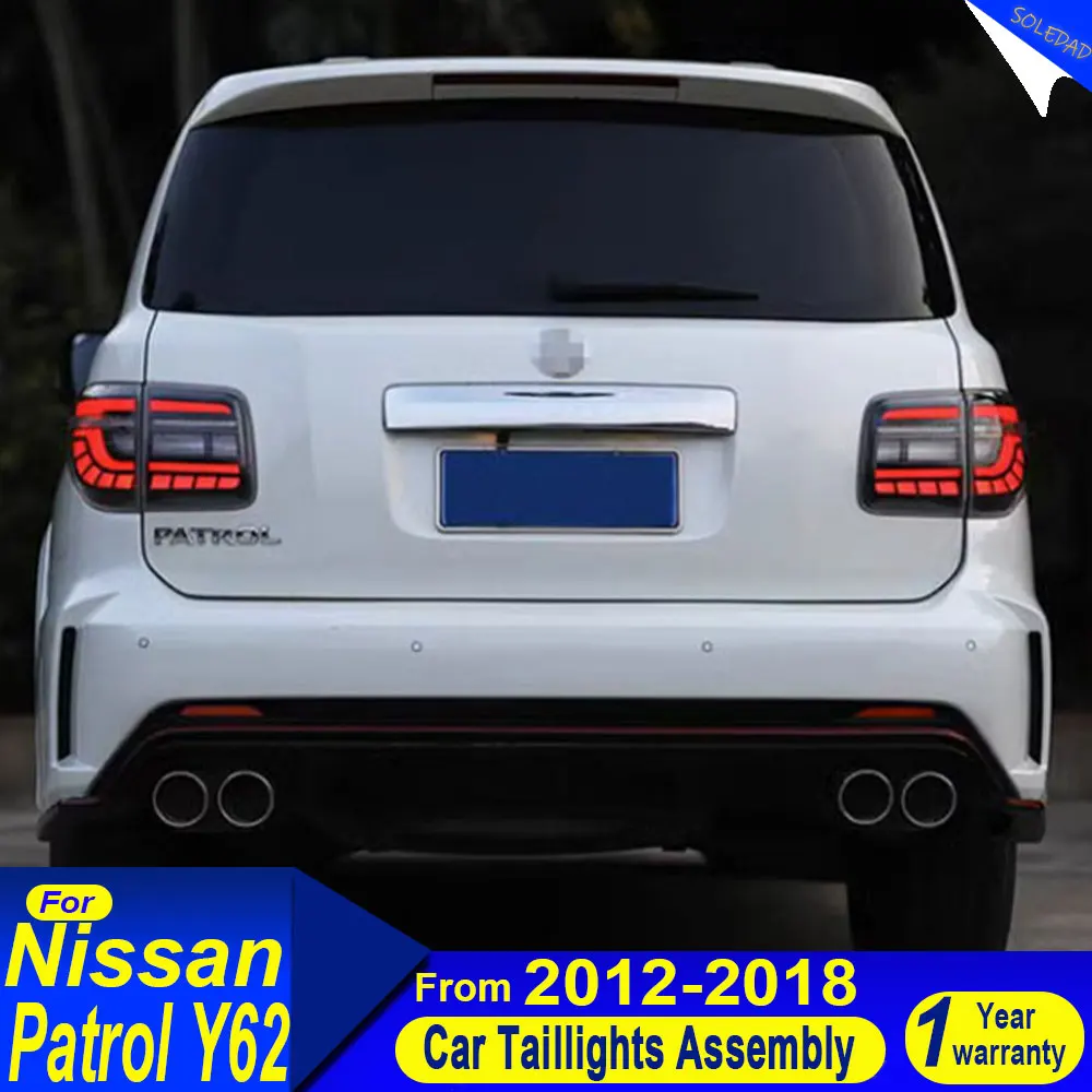 

Car LED Taillights For Nissan Patrol Y62 2012-2018 Rear Running Lamp Brake Reverse Turn Signal Waterproof Car Accessories