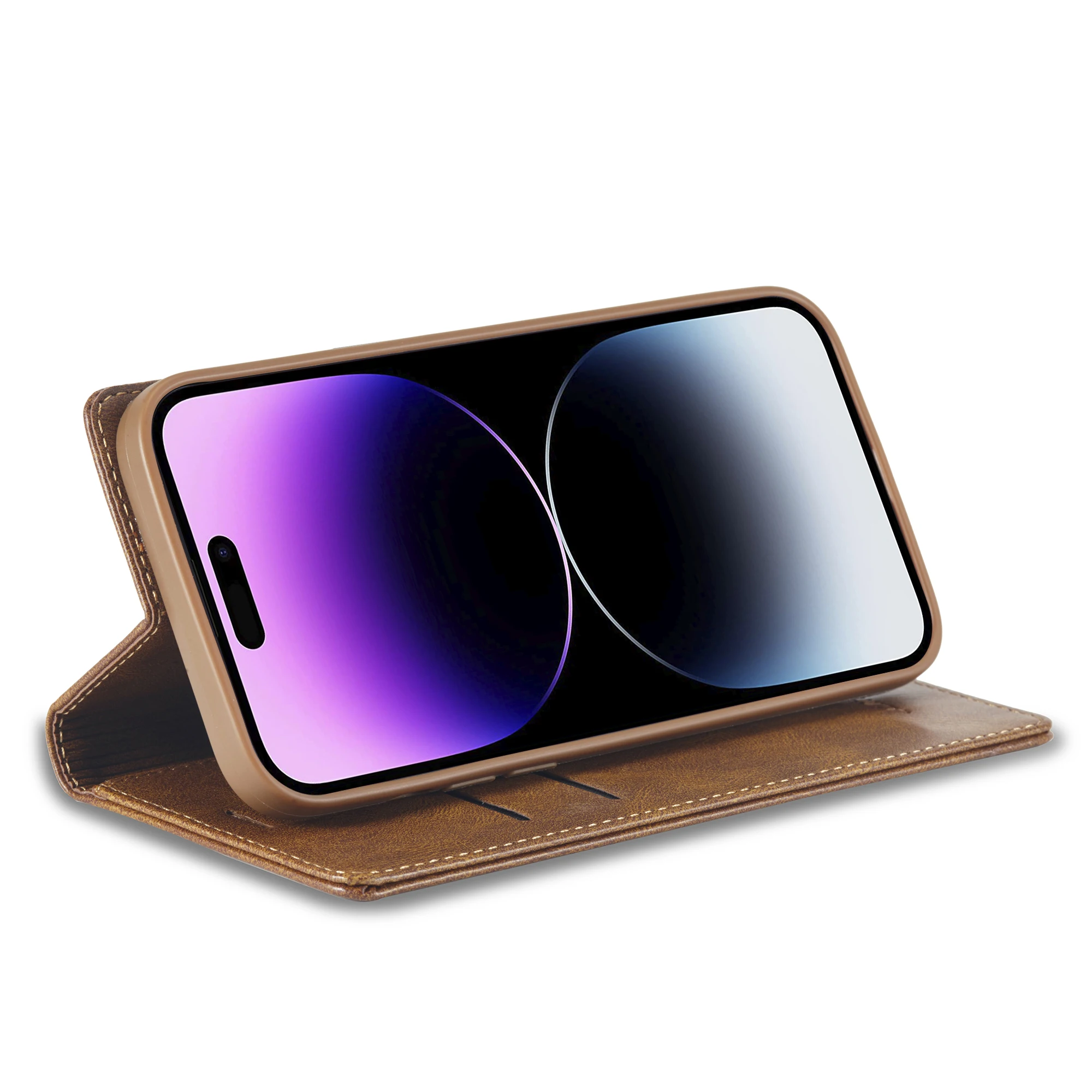 RFID Strong Magnetic Flip Leather Cards Slot Wallet Case For iPhone 14 13 12 11 Pro Max XS Max XR X 8 7 Plus SE 2022 Stand Cover