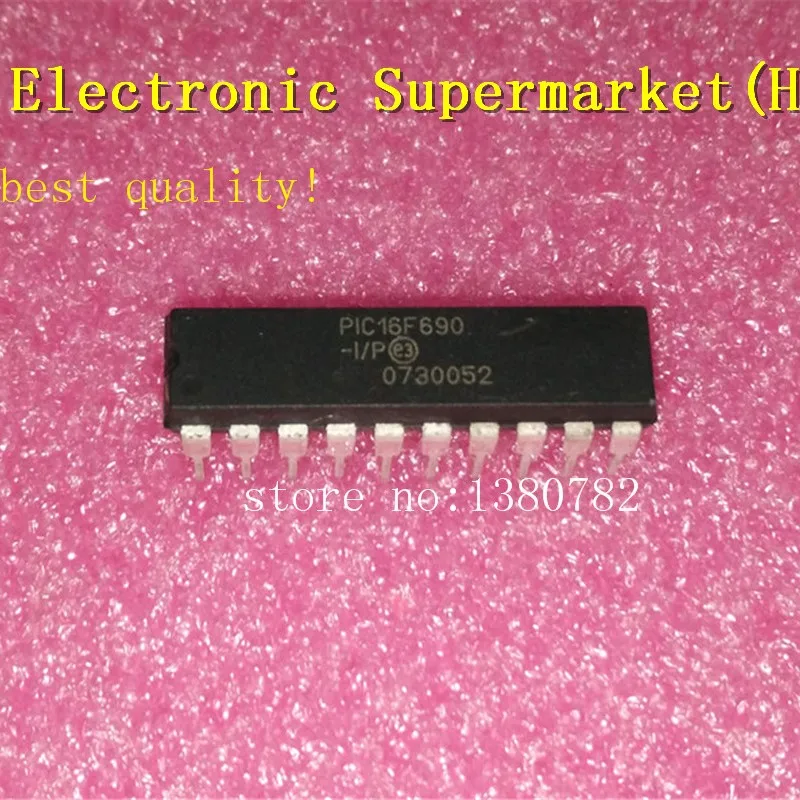 Free Shipping 20pcs/lots PIC16F690-I/P PIC16F690 16F690-I/P DIP-20 New original IC In stock!