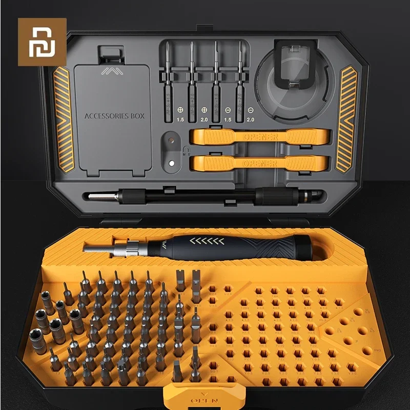 

Youpin JAKEMY 145 In 1 Precision Magnetic Screwdriver Set Hex Phillips Screw Driver CR-V Bits Household Repair DIY Tool Sets