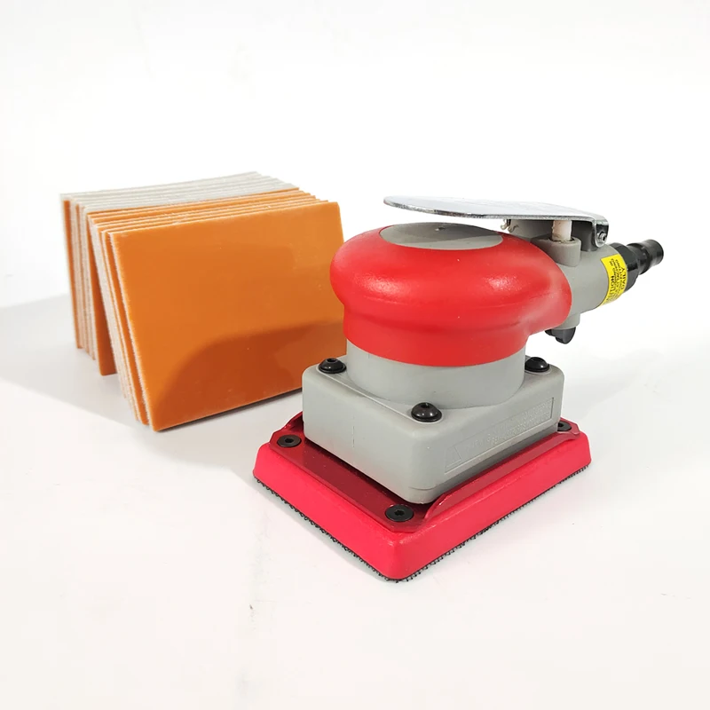 75*100mm quadrato spugna abrasiva a secco blocco di carta vetrata vernice per auto lucidatura lucidatura bellezza Back floccaggio 2000 grana