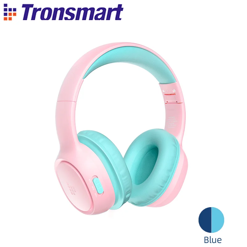 

Tronsmart KH02 Kids Bluetooth Headphones with Safe Volume Control, Foldable Design, Support Wired Mode for Children, Boys, Girls