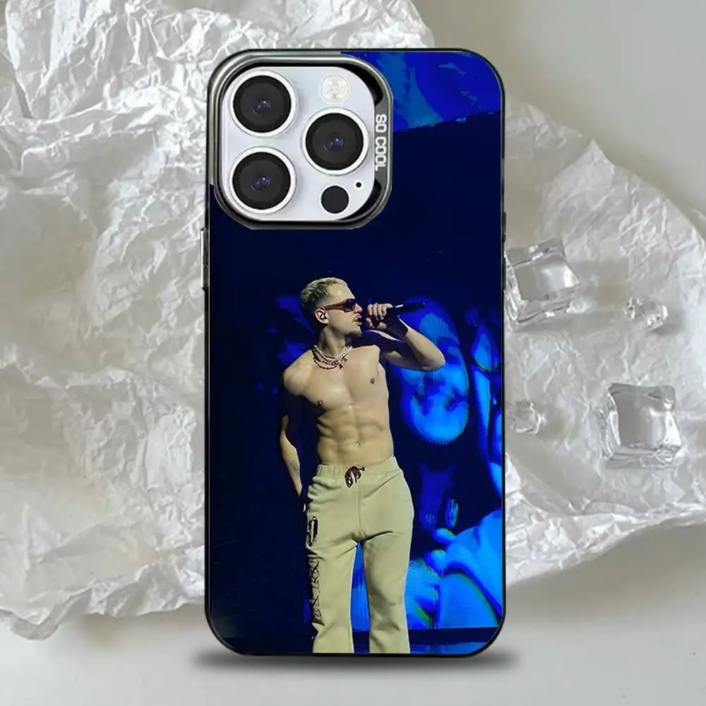 Rapper PLK Chambre 140 telefoonhoesje voor iPhone 17,16,15,14,13,12,11,Pro,Max,Plus,Mini,XS,SE Anti Fall zwart mat harde bumper