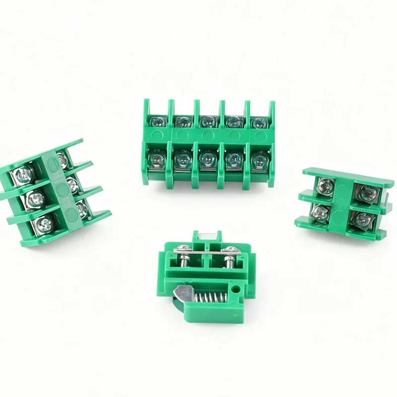 JF5 1.5 2.5 Rail type terminal block position combination copper terminal block flame retardant Plug in Enclose Brass  connector