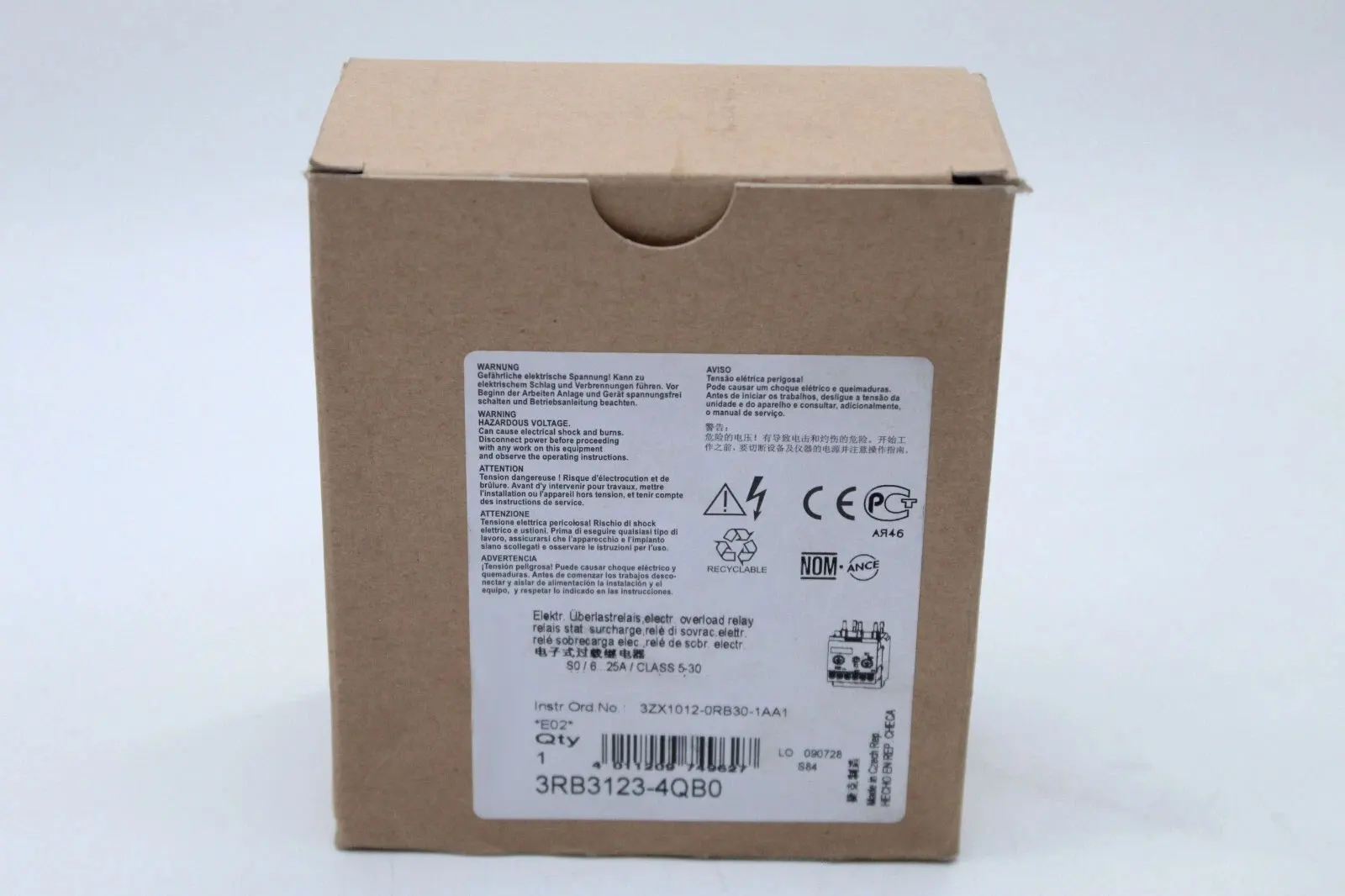 

Совершенно новый 3RB3123-4PB0 3RB3123-4PE0 3RB3123-4QB0 3RB3123-4QE0. Гарантия один год.