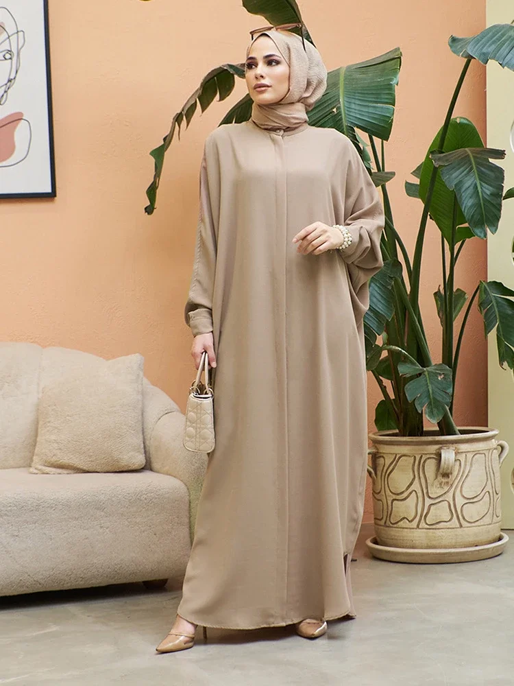 

Eid Muslim Abaya for Women Split Elegant Prayer Dress Morocco Caftan Saudi Arabic Party Dresses Kaftan Vestidos Ramadan Abayas