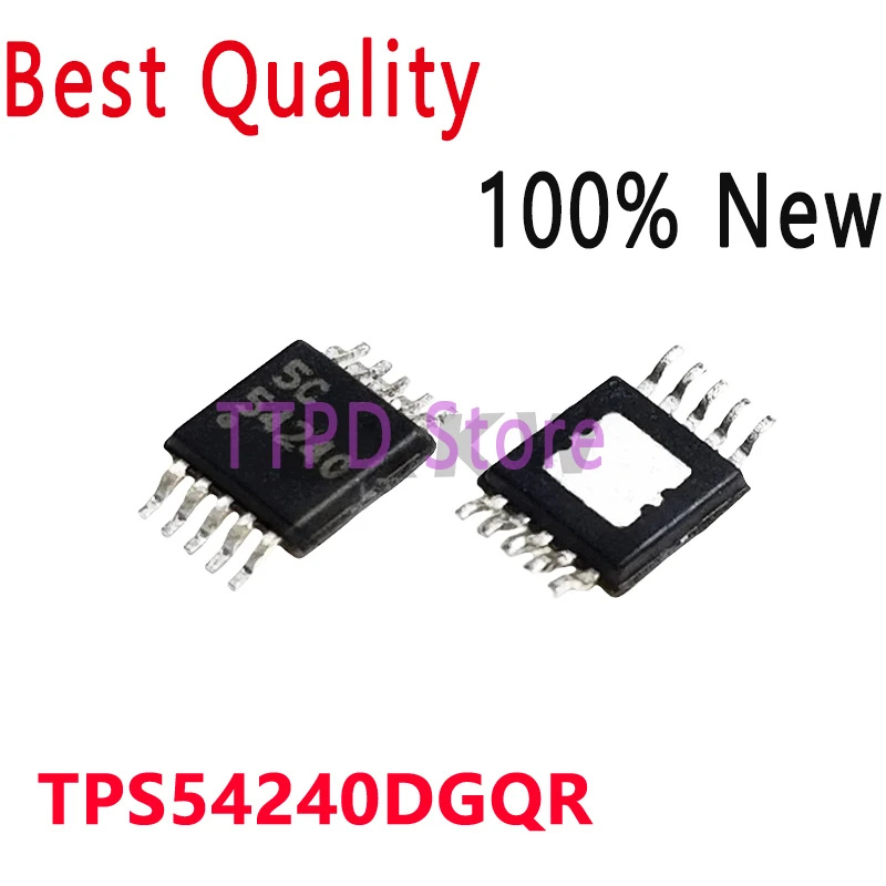 5-10/Uds nuevo Original TPS54240DGQR TPS54240 54240 MSOP10 Chip regulador de conmutación en Stock
