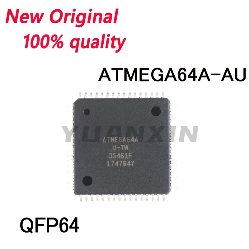 5-10/PCS New Original ATMEGA64A-AU ATMEGA64A AU QFP64 8-bit microcontroller 64K flash memory chip In Stock