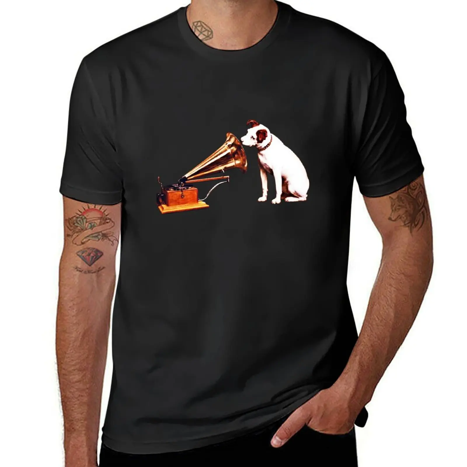 His Master's Voice, Francis Barraud T-Shirt for a boy cute clothes graphics tees funny t shirts for men