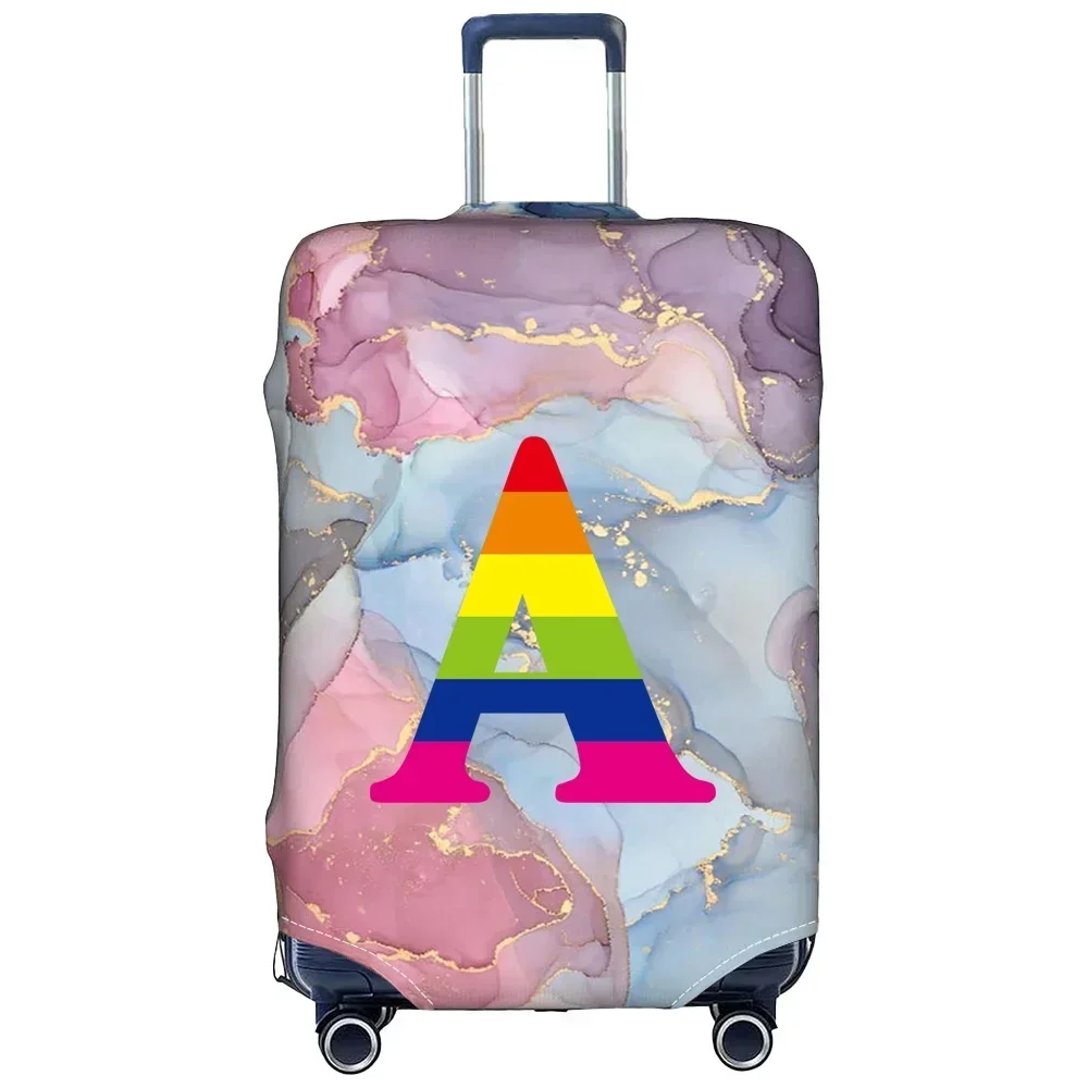 Outdoor Travel Suitcase Set Is Suitable for 18-32 Inch Dust Covers Travel Accessories Luggage Protection Covers Rainbow Printing