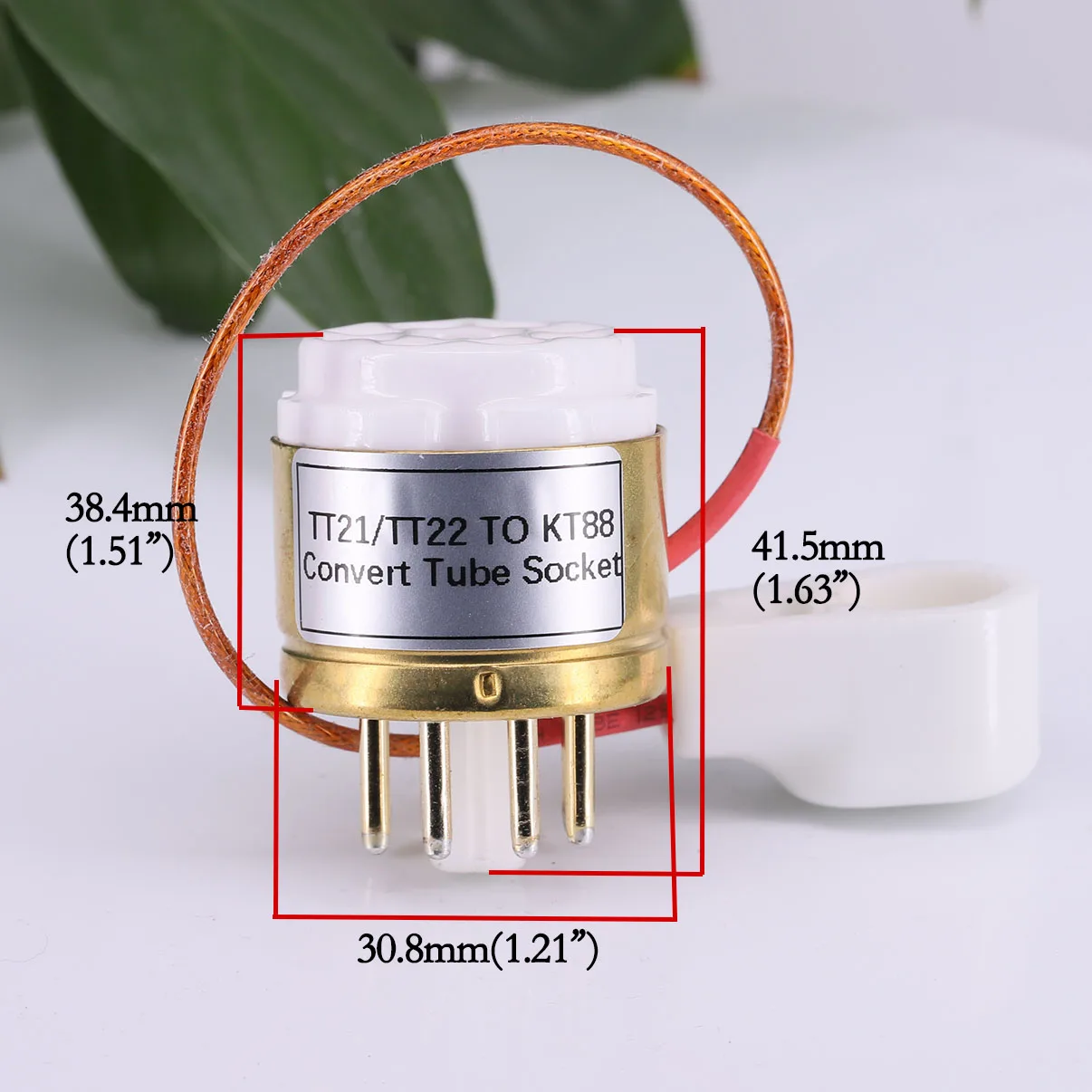1Piece TT21 TT22 TO KT88 Tube 8Pins TO 8Pins DIY Audio Vacuum Tube Adapter Socket Converter  Amplifier DIY